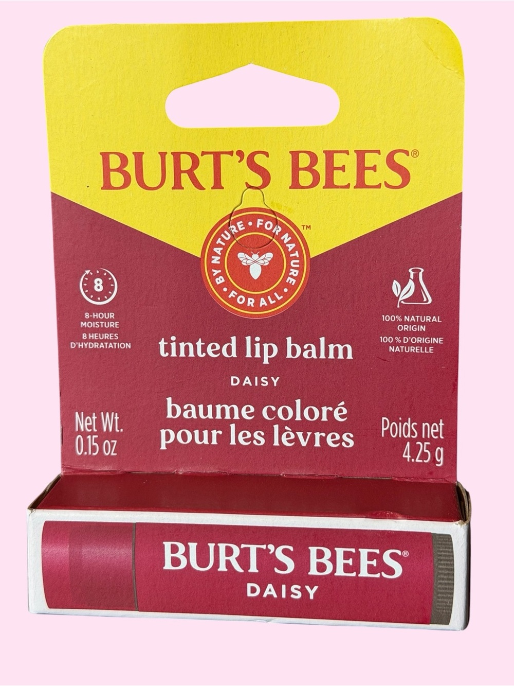 Burt's Bees Daisy Tinted Lip Balm - BNIB